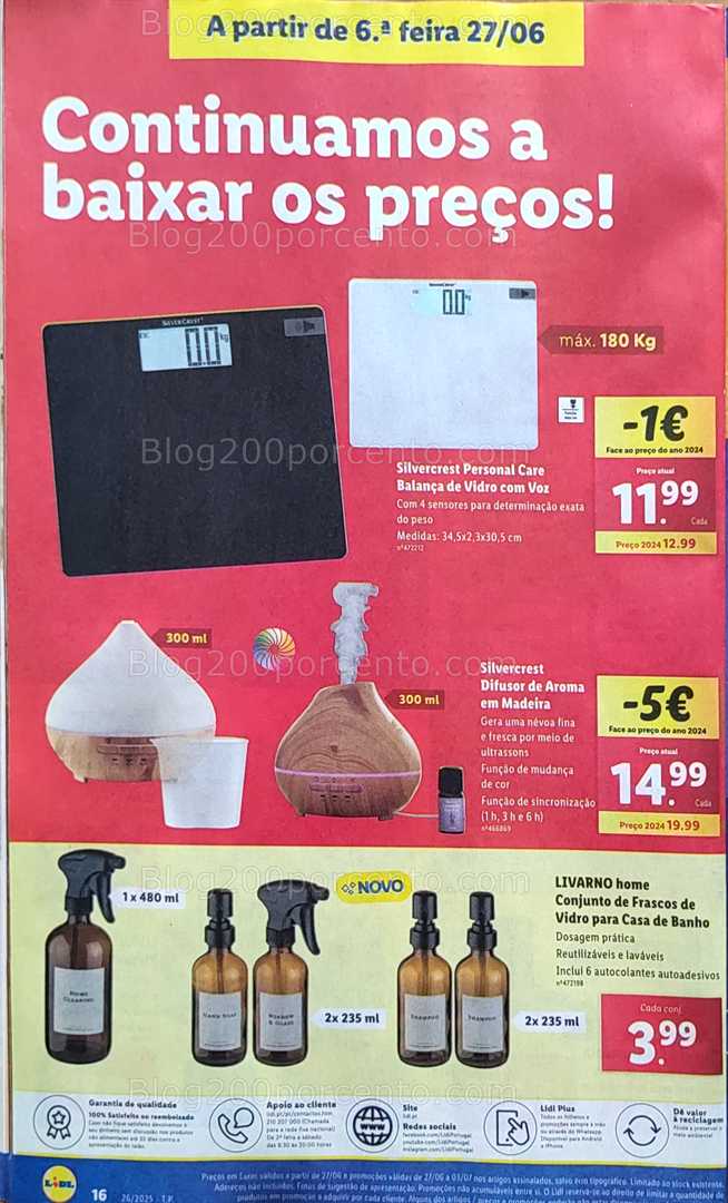 Antevisão Folheto LIDL Promoções de 23 a 29 junho bazar 27