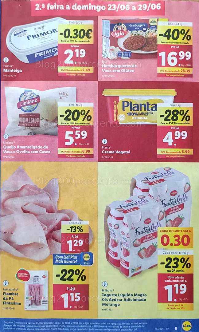 Antevisão Folheto LIDL Promoções de 23 a 29 junho all