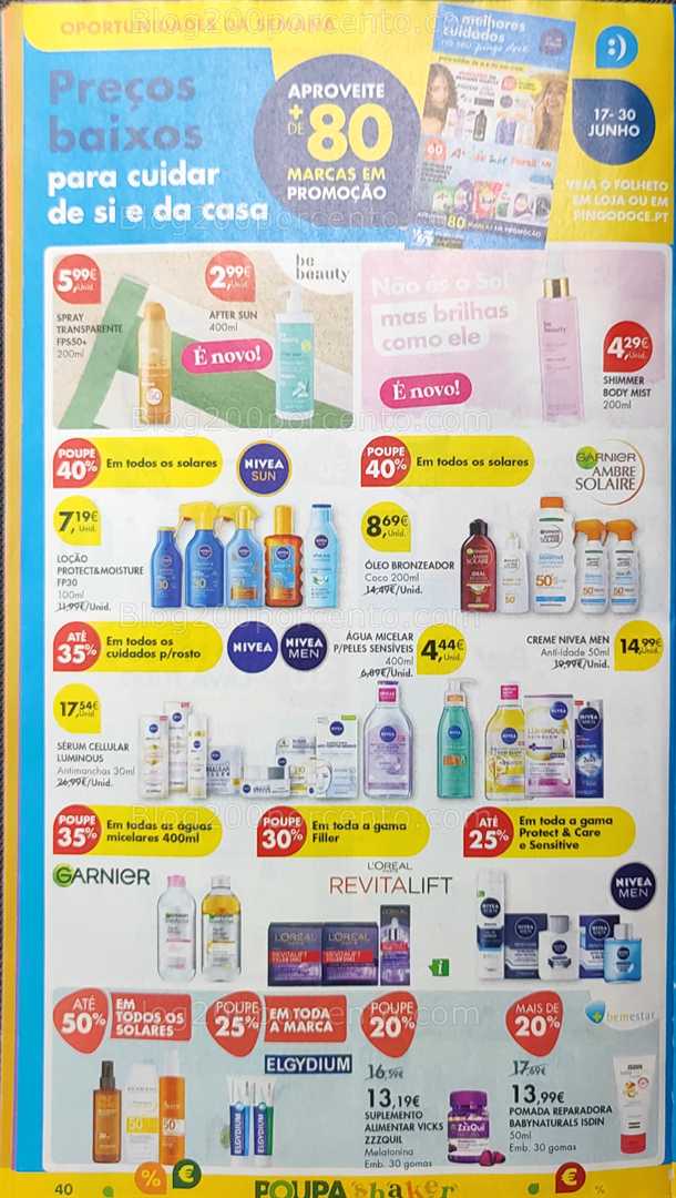 Antevisão Folheto PINGO DOCE Promoções de 24 a 30 junho higiene