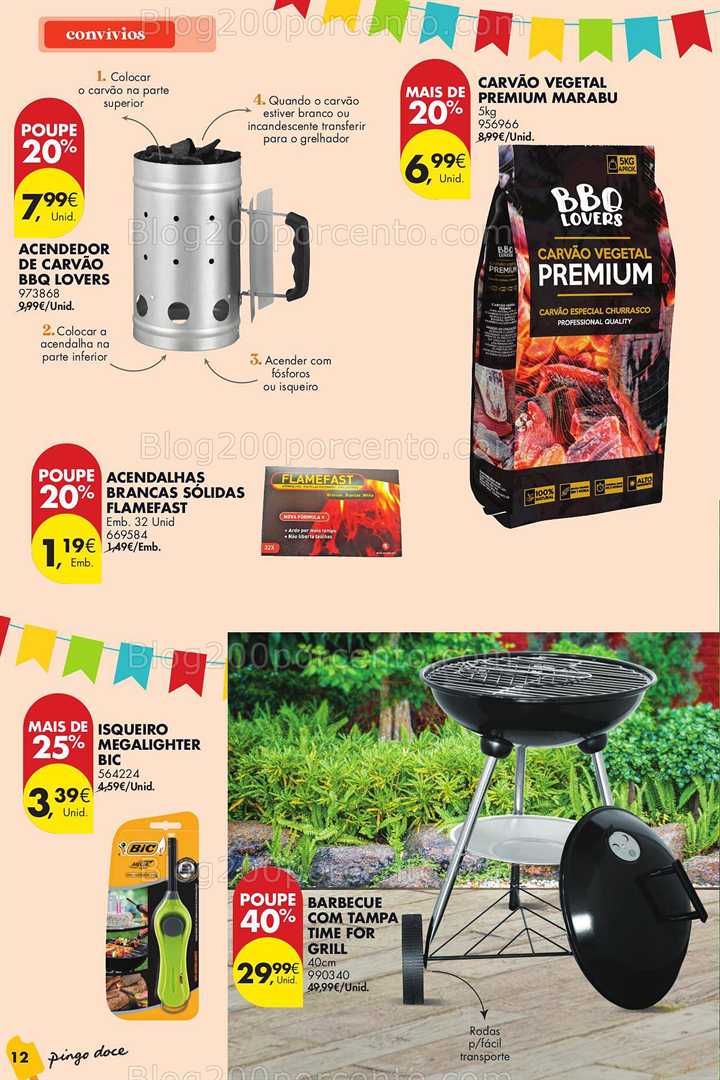 Antevisão Folheto PINGO DOCE Bazar Convívios de Verão Promoções de 10 a 30 junho convívios
