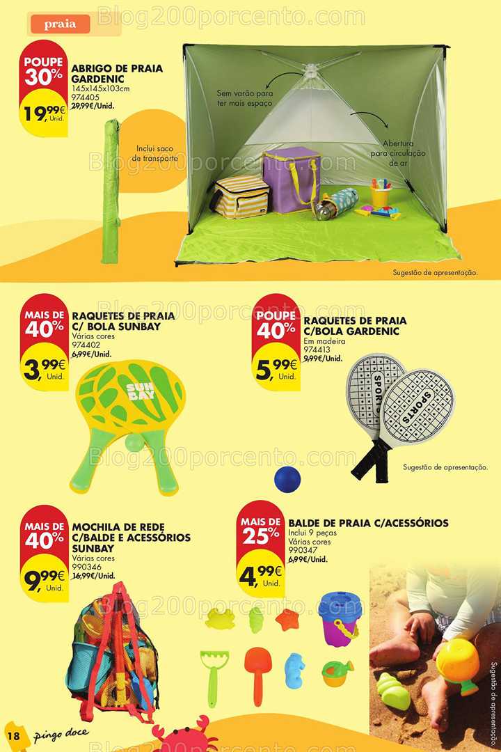 Antevisão Folheto PINGO DOCE Bazar Verão Promoções de 10 a 30 junho all