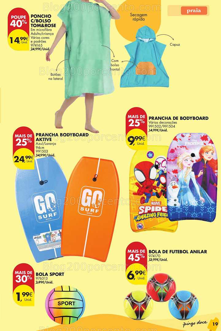 Antevisão Folheto PINGO DOCE Bazar Verão Promoções de 10 a 30 junho all