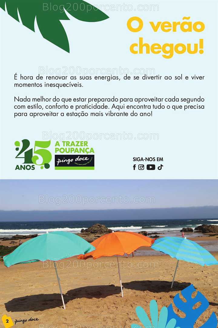 Antevisão Folheto PINGO DOCE Bazar Verão Promoções de 10 a 30 junho all