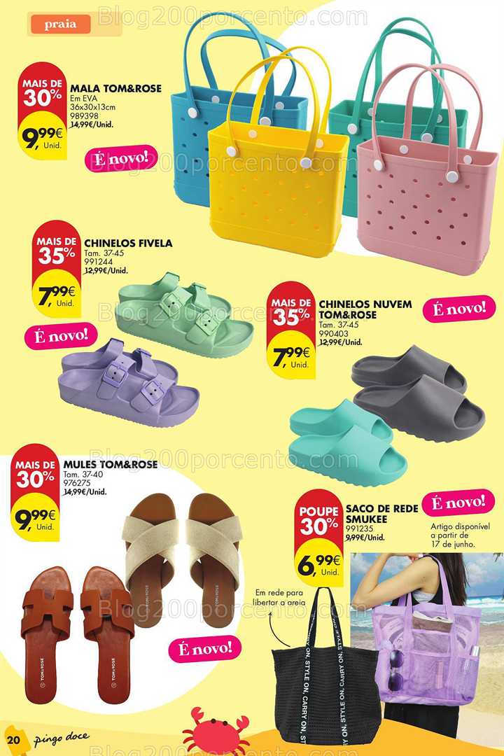 Antevisão Folheto PINGO DOCE Bazar Verão Promoções de 10 a 30 junho all