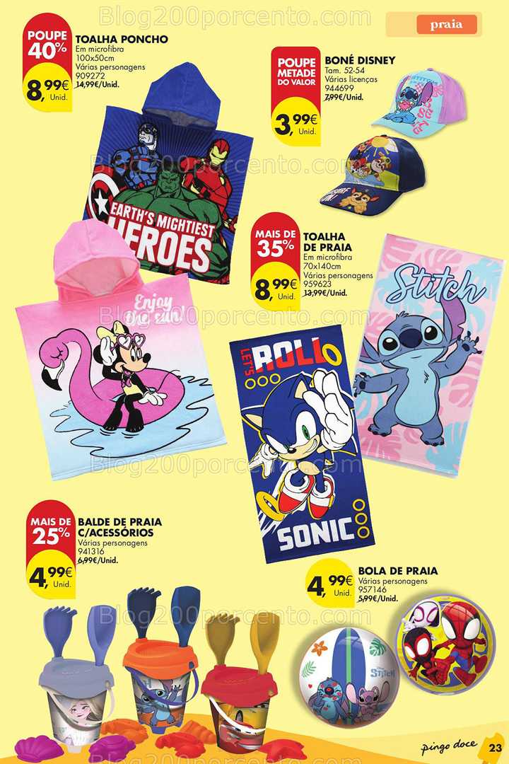 Antevisão Folheto PINGO DOCE Bazar Verão Promoções de 10 a 30 junho all