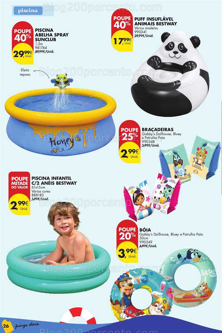 Antevisão Folheto PINGO DOCE Bazar Verão Promoções de 10 a 30 junho all