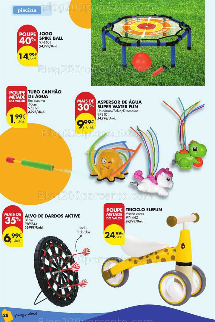 Antevisão Folheto PINGO DOCE Bazar Verão Promoções de 10 a 30 junho all