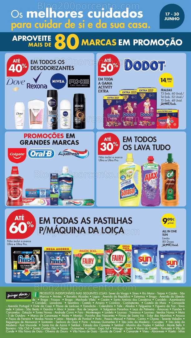 Antevisão Folheto PINGO DOCE Higiene e Beleza Promoções de 17 a 30 junho all