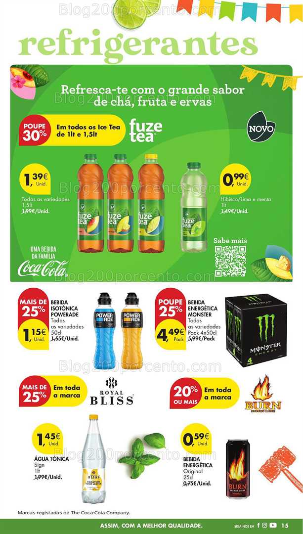Antevisão Folheto PINGO DOCE Bebidas e Aperitivos Verão Promoções de 10 a 30 junho all