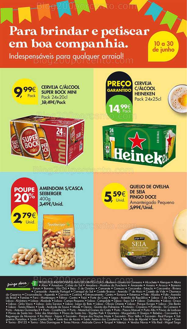 Antevisão Folheto PINGO DOCE Bebidas e Aperitivos Verão Promoções de 10 a 30 junho all