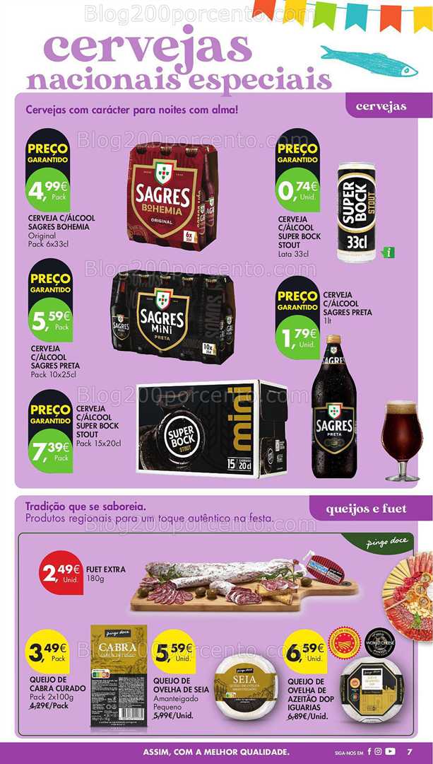 Antevisão Folheto PINGO DOCE Bebidas e Aperitivos Verão Promoções de 10 a 30 junho all
