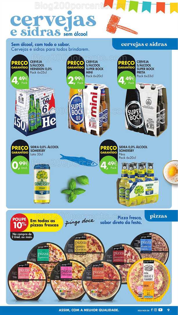 Antevisão Folheto PINGO DOCE Bebidas e Aperitivos Verão Promoções de 10 a 30 junho all