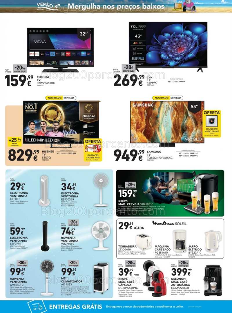 Antevisão Folheto RADIO POPULAR Verão Promoções de 17 a 30 junho all