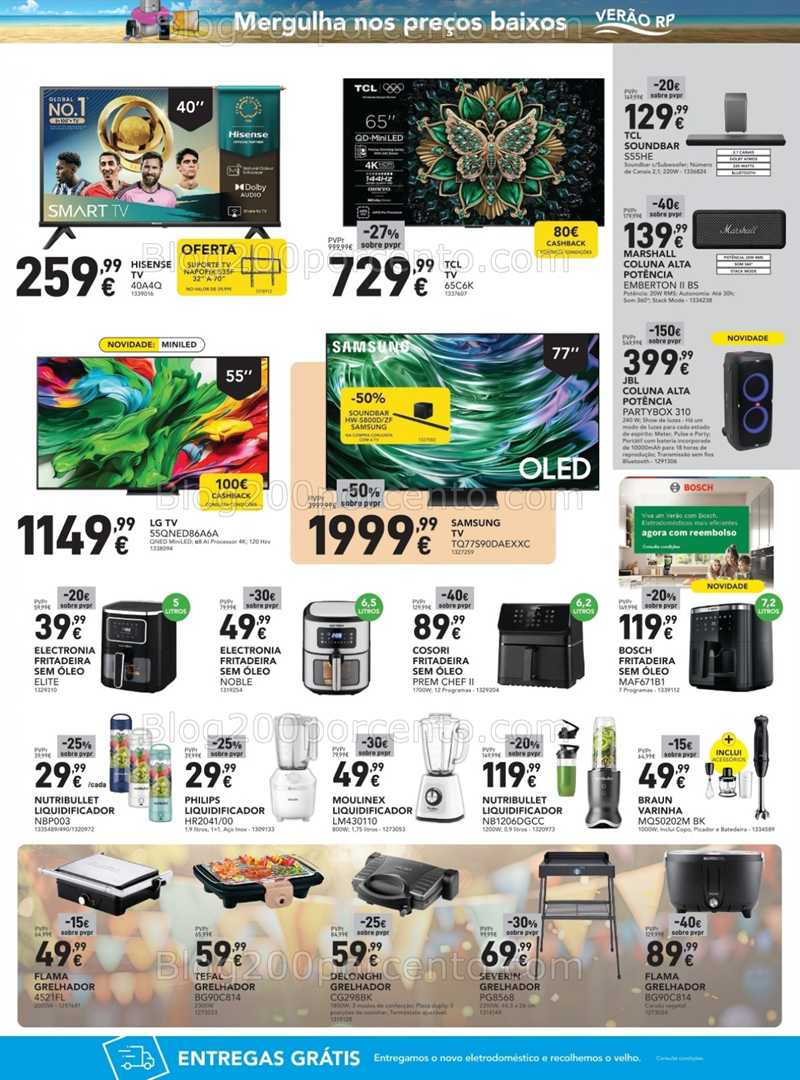 Antevisão Folheto RADIO POPULAR Verão Promoções de 17 a 30 junho all