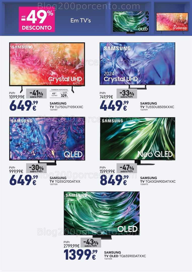 Antevisão Folheto RADIO POPULAR Especial Samsung até 8 junho all