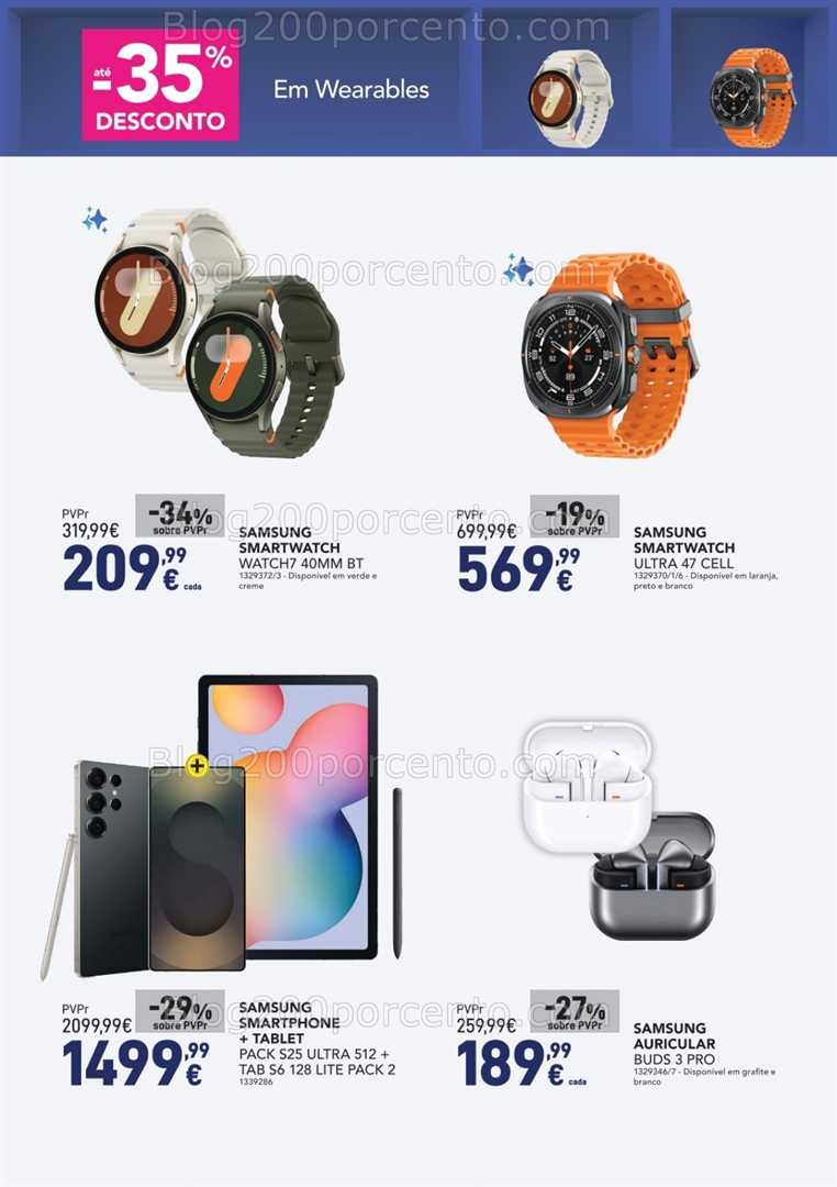 Antevisão Folheto RADIO POPULAR Especial Samsung até 8 junho all