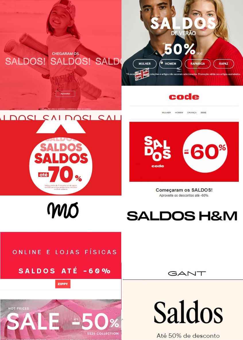 Saldos de Verão: DESCONTOS até 60% em grandes marcas – já pode aproveitar! all