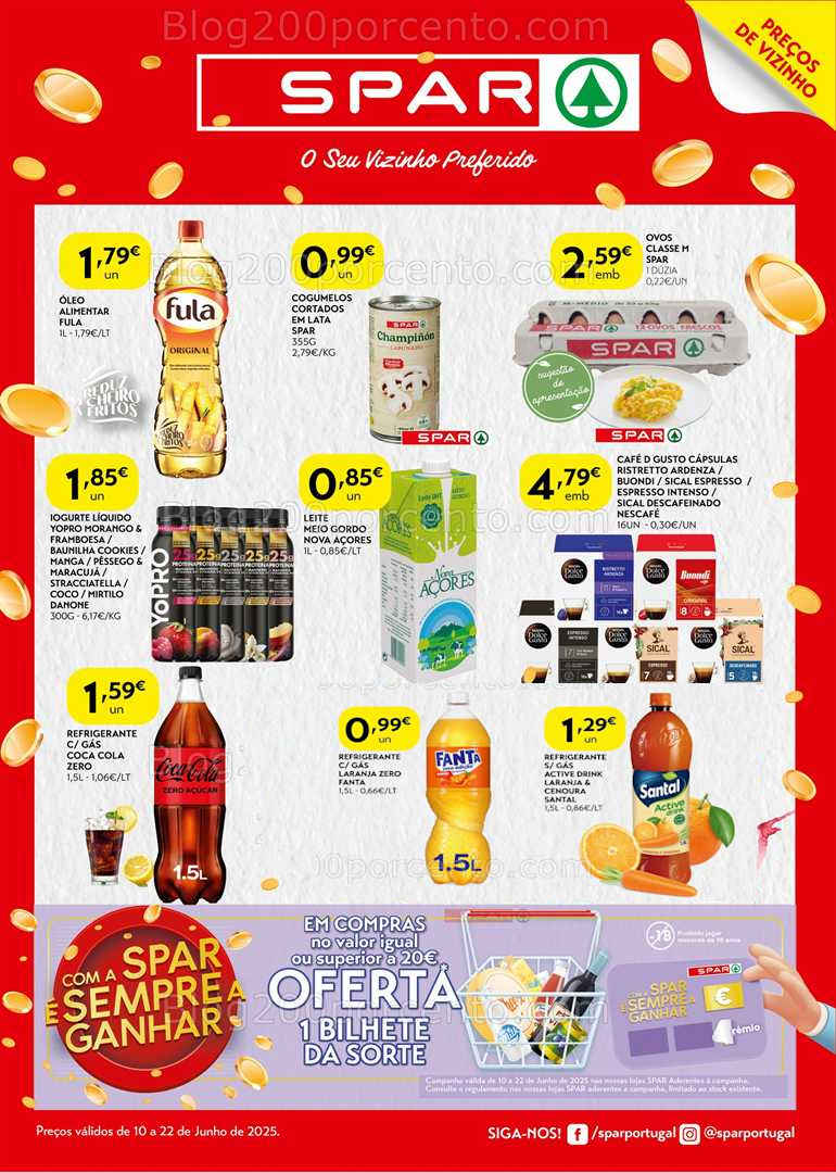 Antevisão Folheto SPAR Promoções de 10 a 22 junho all