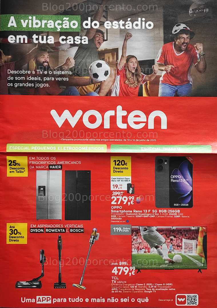 Antevisão Folheto WORTEN Promoções de 10 a 16 junho all