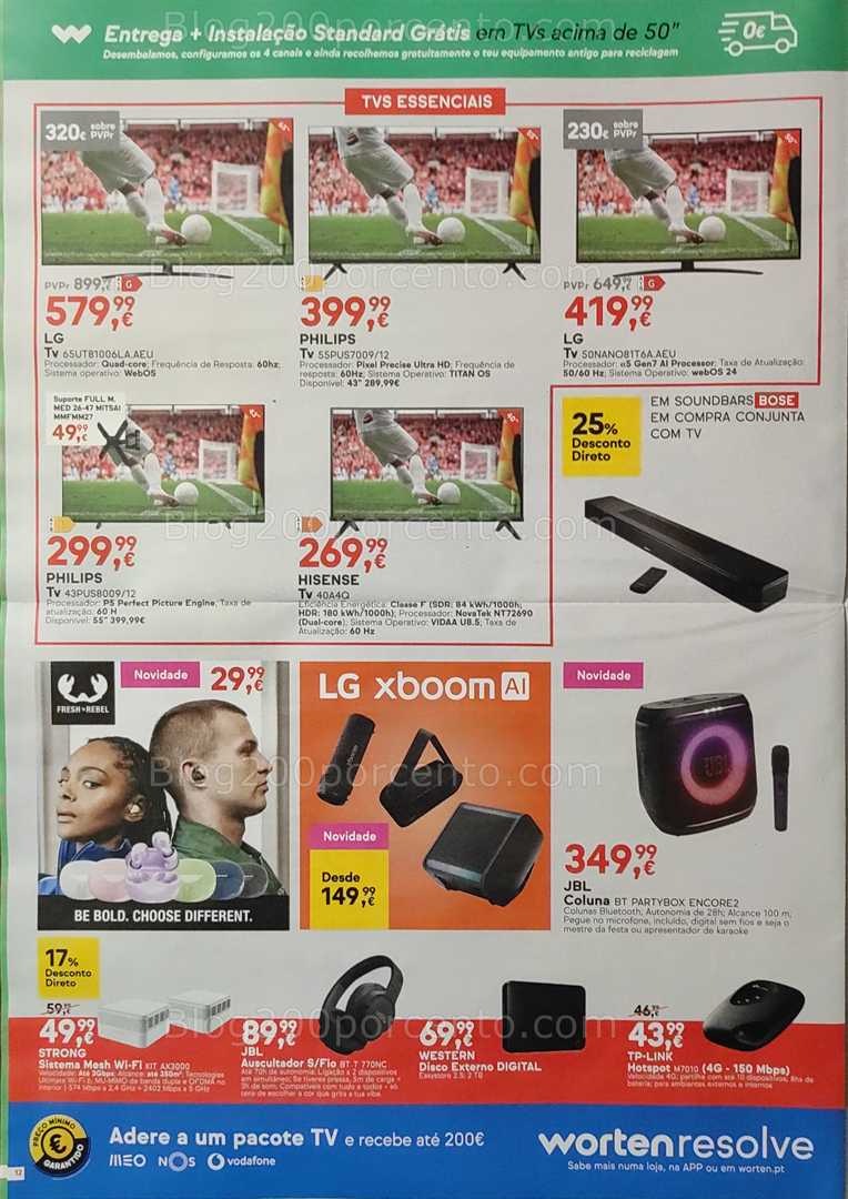 Antevisão Folheto WORTEN Promoções até 9 junho all