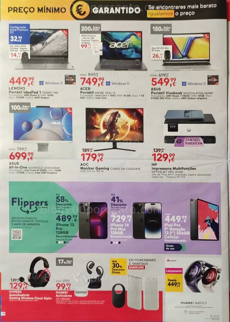 Antevisão Folheto WORTEN Promoções até 9 junho all