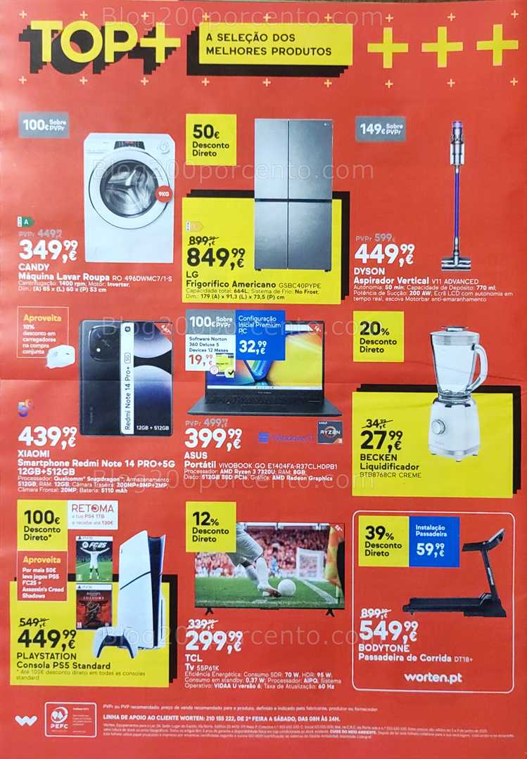 Antevisão Folheto WORTEN Promoções até 9 junho all
