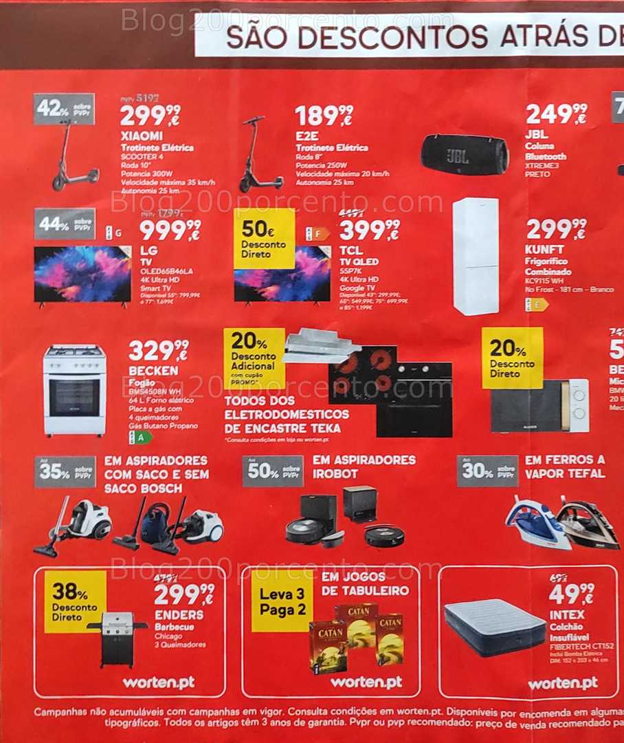 Antevisão Folheto WORTEN Bonus Days Promoções de 6 a 9 junho all