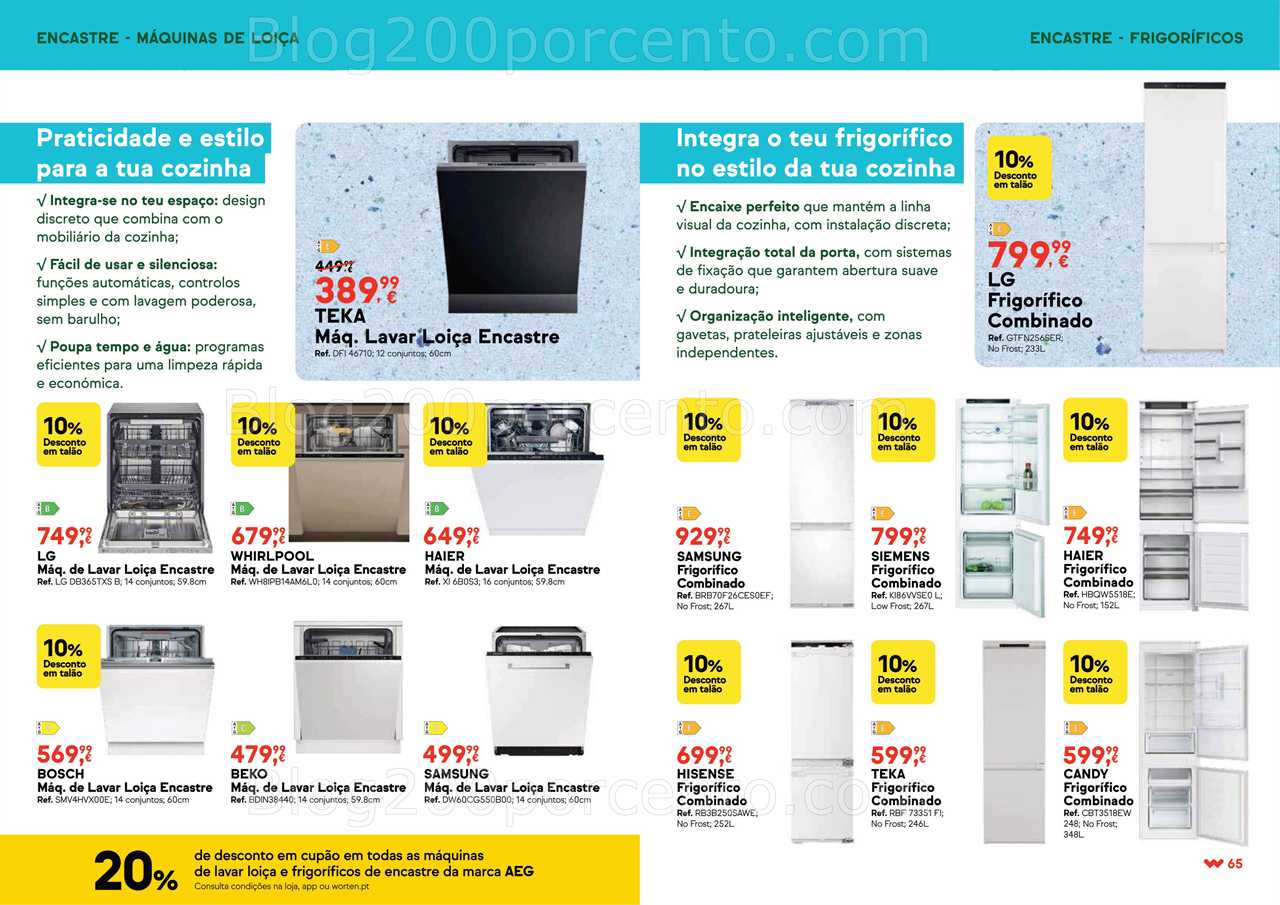 Antevisão Folheto WORTEN Especial Cozinhas Promoções até 14 julho all