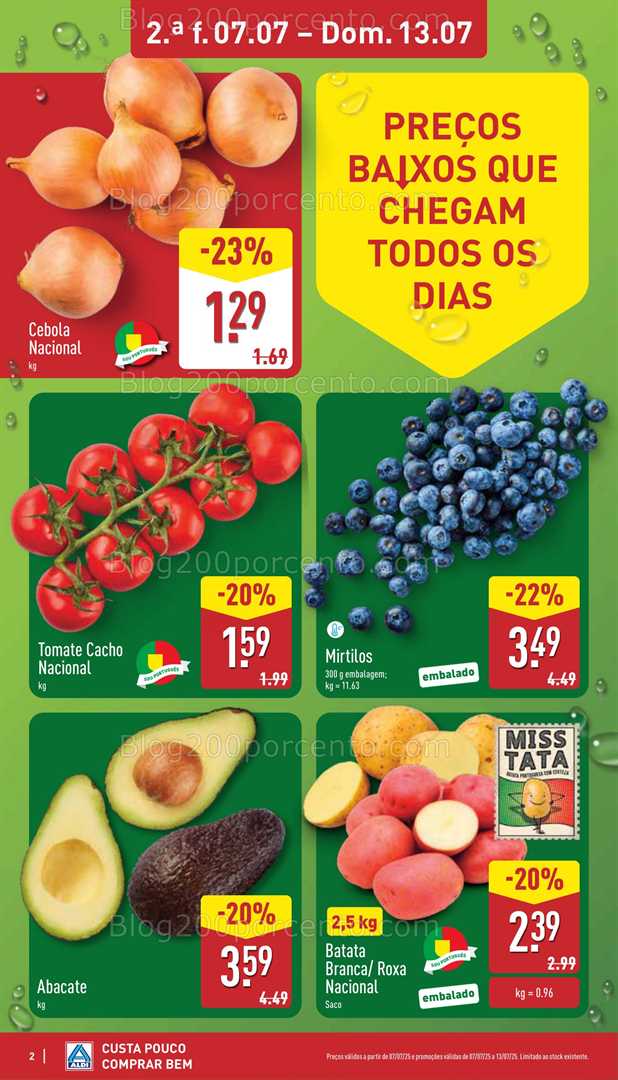 Antevisão Folheto ALDI Promoções de 7 a 13 julho all