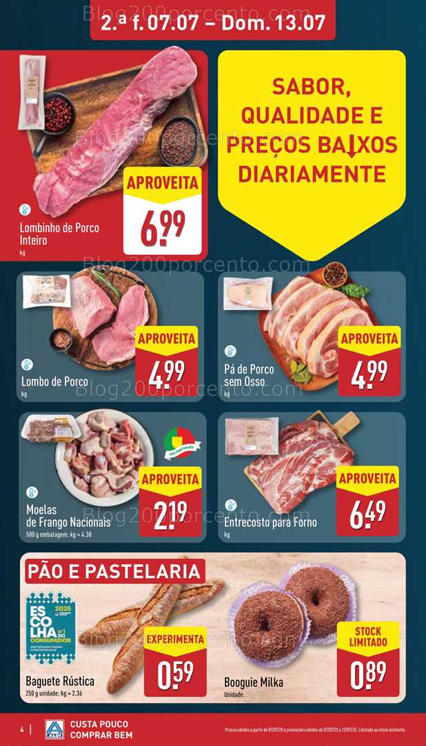 Antevisão Folheto ALDI Promoções de 7 a 13 julho all