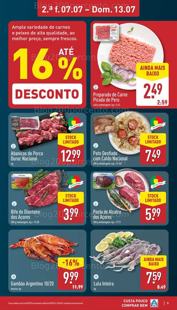 Antevisão Folheto ALDI Promoções de 7 a 13 julho all