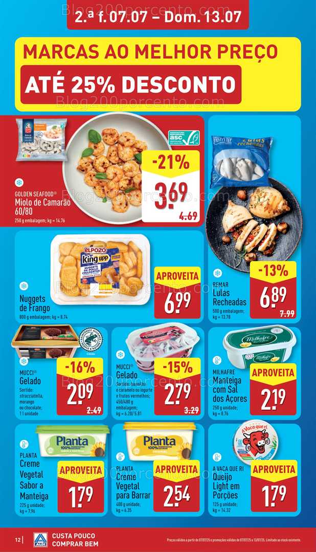 Antevisão Folheto ALDI Promoções de 7 a 13 julho all