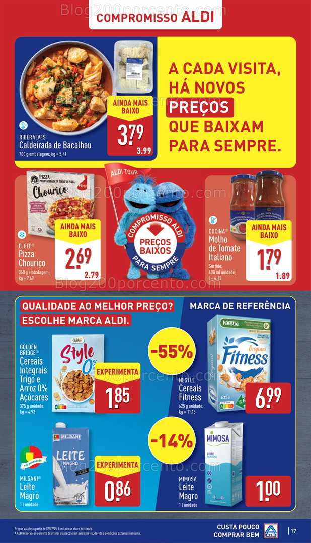 Antevisão Folheto ALDI Promoções de 7 a 13 julho all