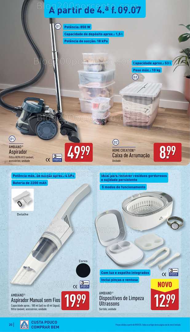 Antevisão Folheto ALDI Promoções de 7 a 13 julho all