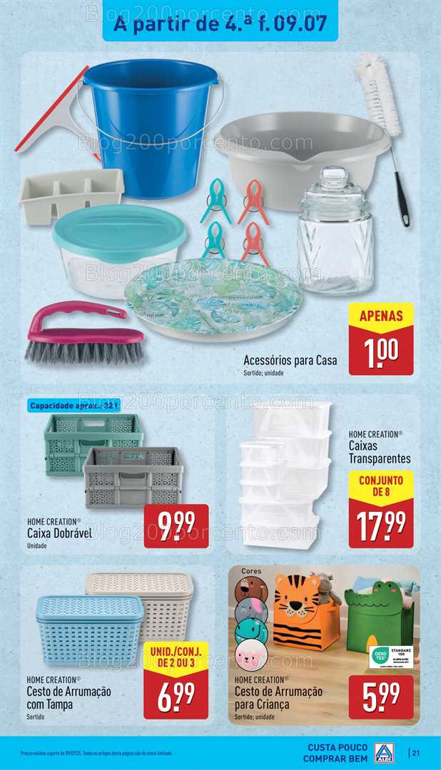 Antevisão Folheto ALDI Promoções de 7 a 13 julho all