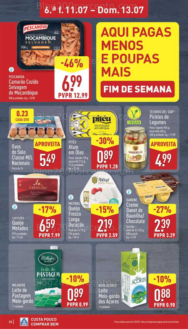 Antevisão Folheto ALDI Promoções de 7 a 13 julho all