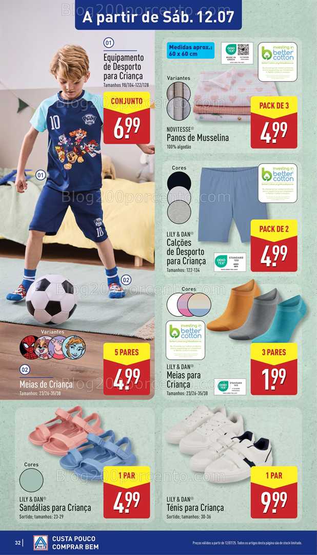Antevisão Folheto ALDI Promoções de 7 a 13 julho all