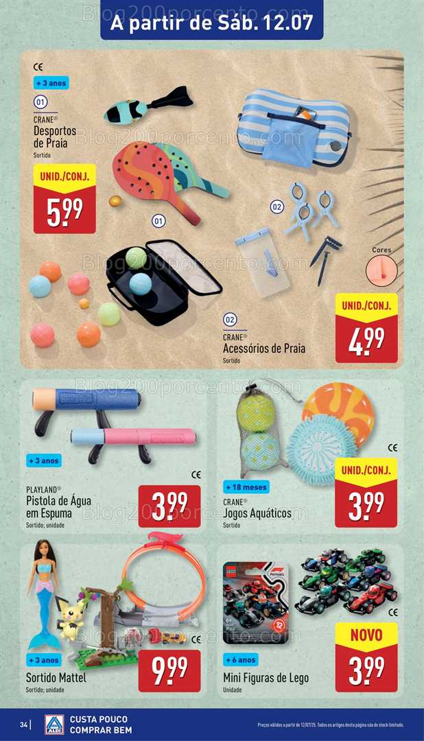 Antevisão Folheto ALDI Promoções de 7 a 13 julho all