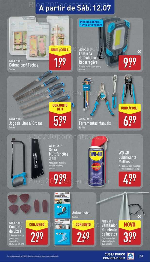 Antevisão Folheto ALDI Promoções de 7 a 13 julho all