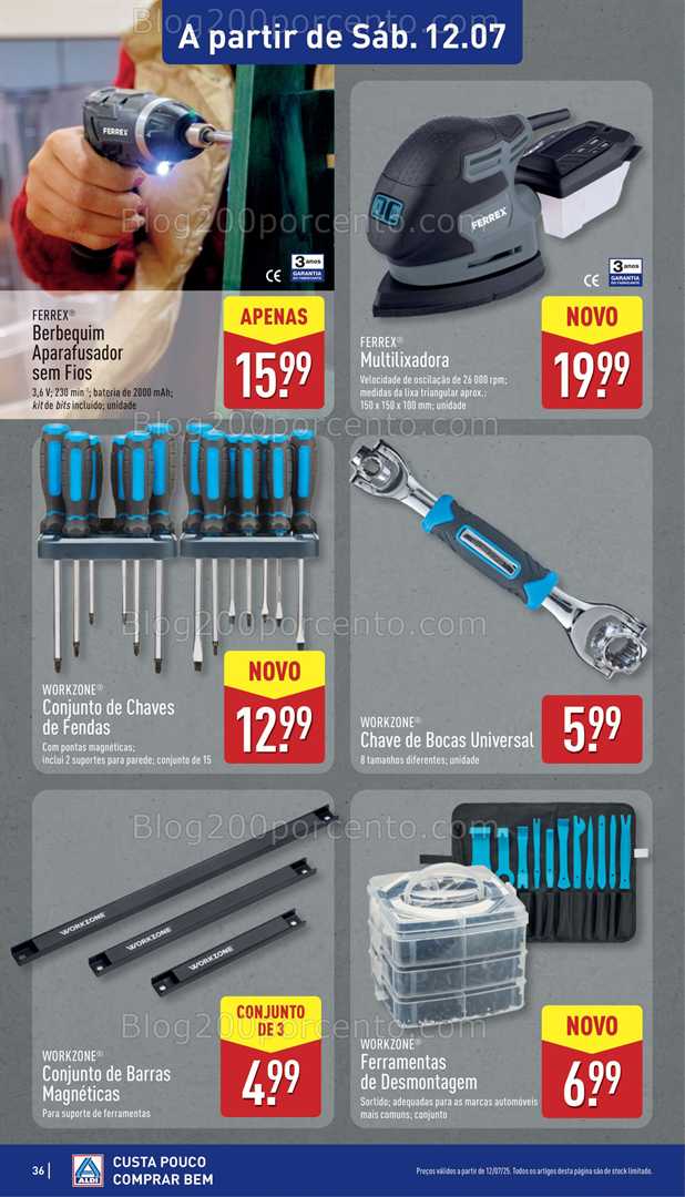 Antevisão Folheto ALDI Promoções de 7 a 13 julho all
