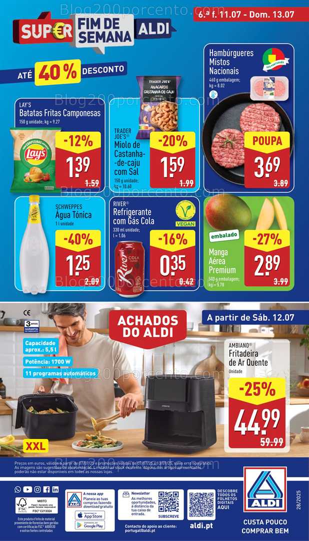 Antevisão Folheto ALDI Promoções de 7 a 13 julho all
