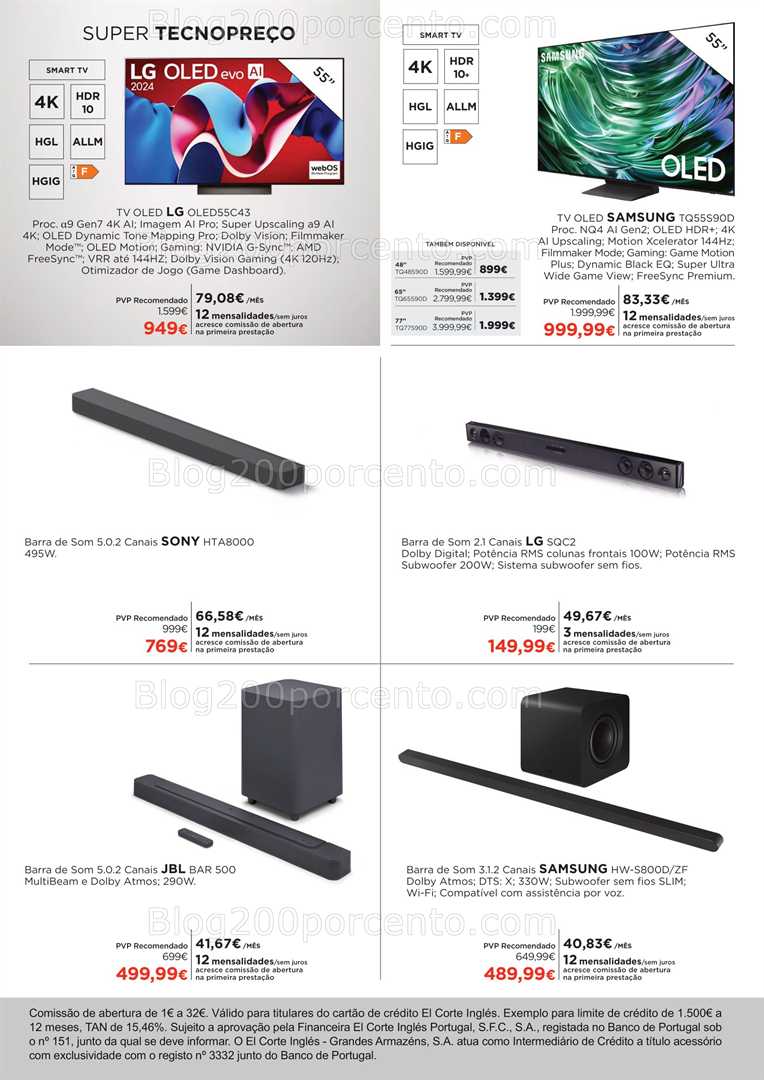 Antevisão Folheto EL CORTE INGLÉS Tecnologia Promoções de 27 junho a 6 julho all