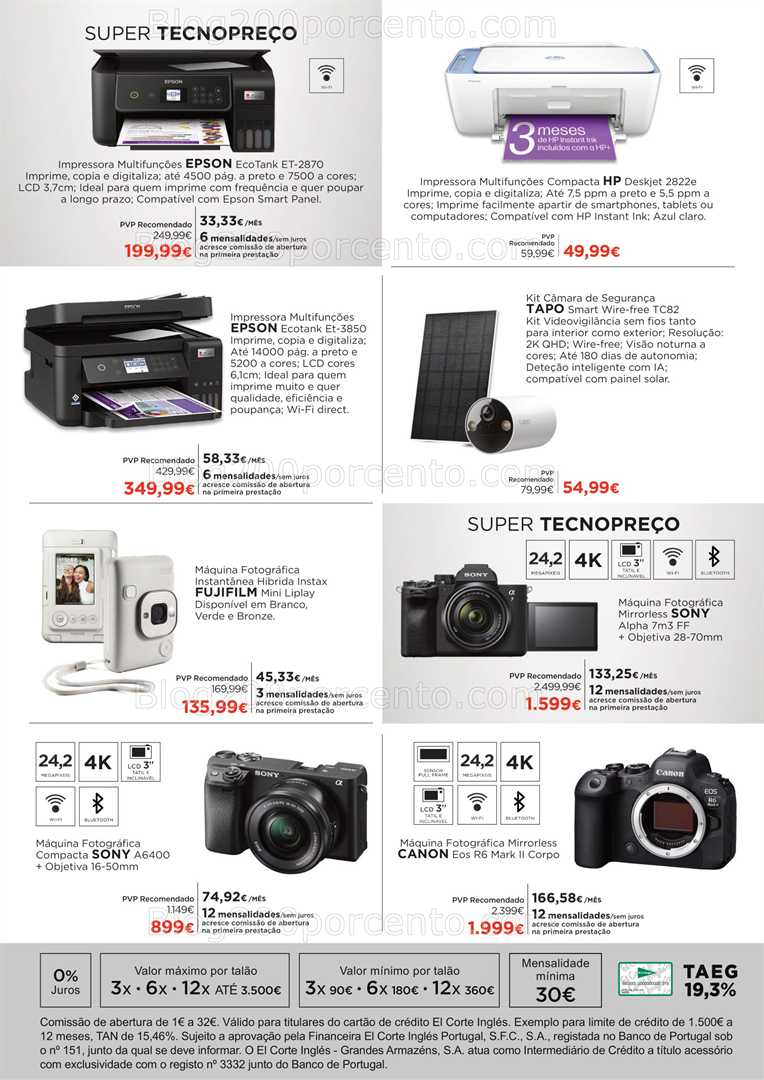 Antevisão Folheto EL CORTE INGLÉS Tecnologia Promoções de 27 junho a 6 julho all