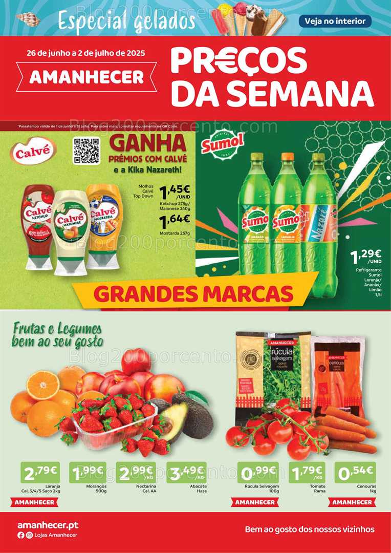 Antevisão Folheto AMANHECER Promoções de 26 junho a 2 julho all