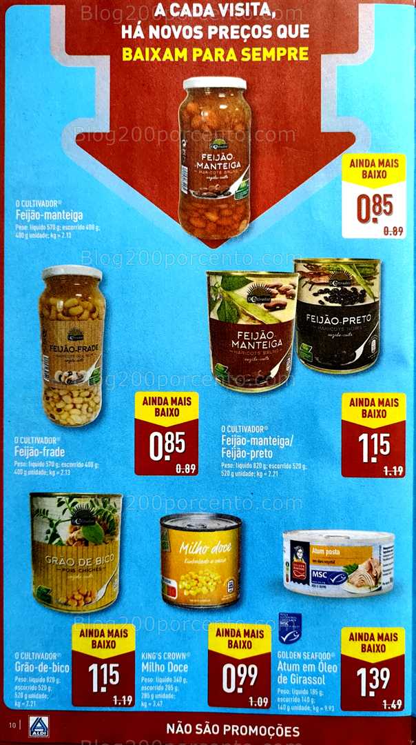 Novo Folheto ALDI Baixa de Preços Promoções a partir de 26 junho all