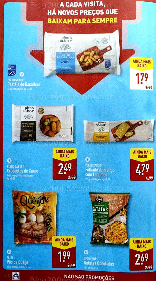 Novo Folheto ALDI Baixa de Preços Promoções a partir de 26 junho all