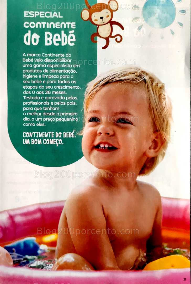 Antevisão Folheto CONTINENTE Bebé Verão Promoções de 1 a 13 julho all