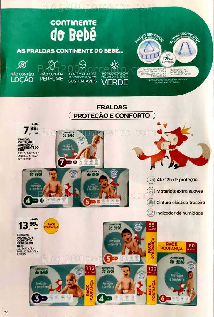 Antevisão Folheto CONTINENTE Bebé Verão Promoções de 1 a 13 julho all