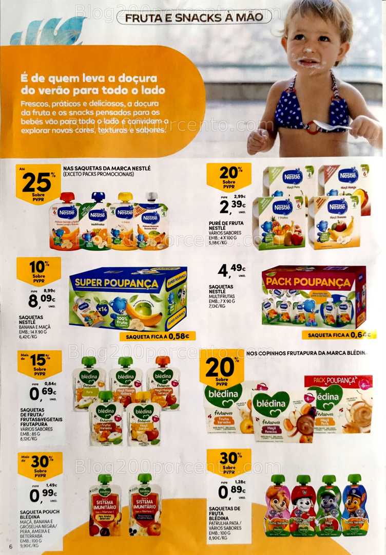 Antevisão Folheto CONTINENTE Bebé Verão Promoções de 1 a 13 julho all