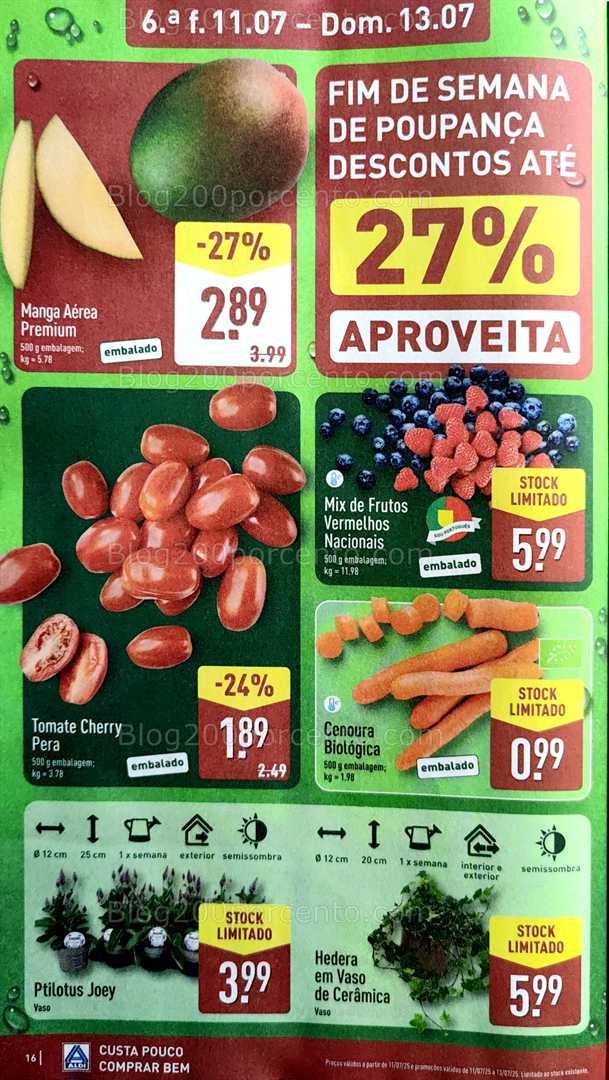 Antevisão Folheto ALDI Promoções de 7 a 13 julho all